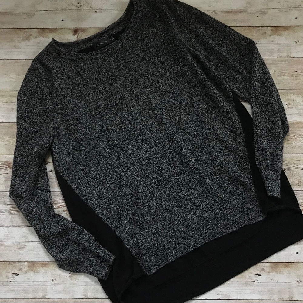 Gray and Black Sweater